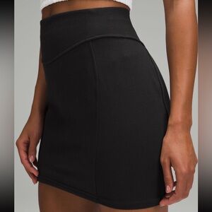 NWT Lululemon Scuba High Rise Mini Skirt